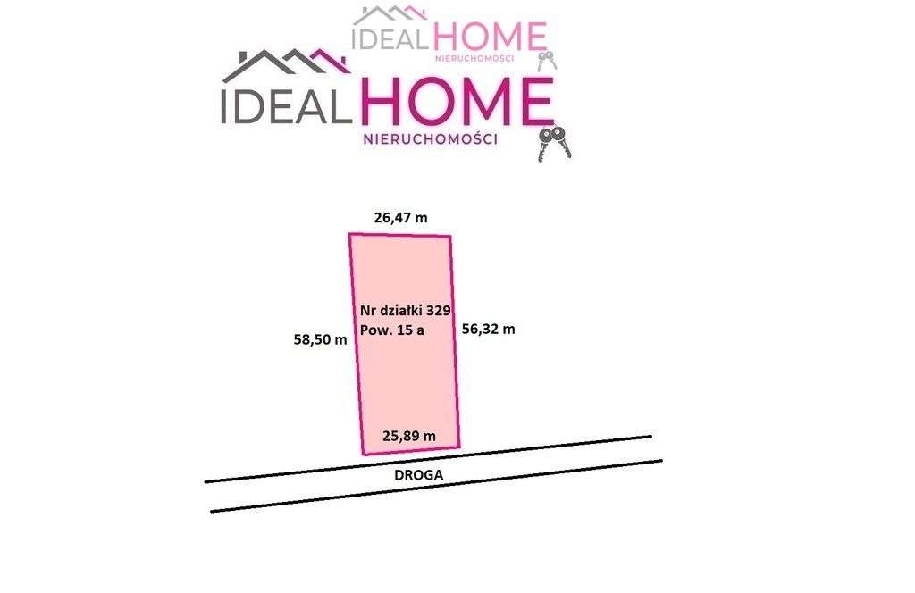 Działka na sprzedaż w Krzywej - Wz w realizacji - Pełny obrazek: 3/6