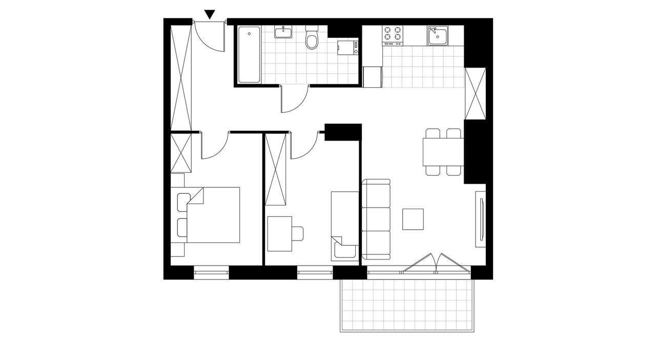 Ulica Staszica | mieszkanie A41 - Pełny obrazek: 4/9