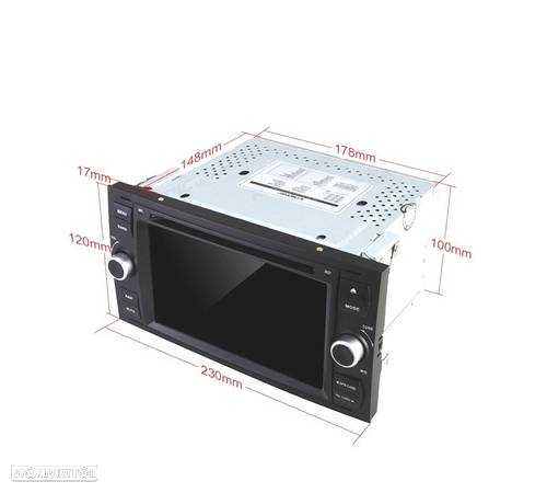 AUTO RADIO GPS 2DIN 7" GPS TACTIL PARA FORD FOCUS C-MAX FIESTA GALAXY KUGA MONDEO S-MAX TRANSIT - 2