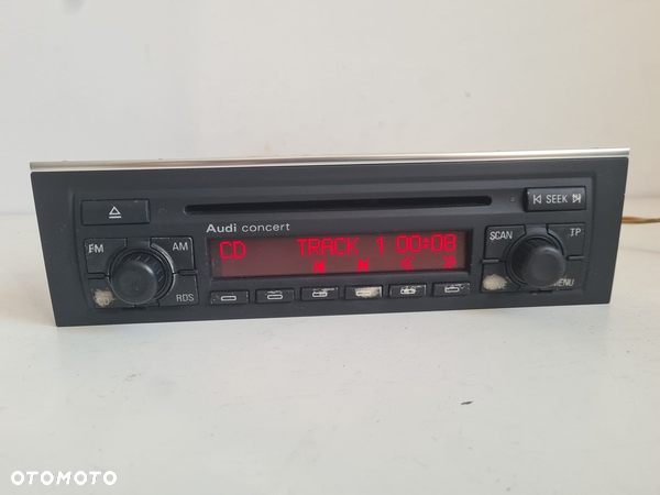 RADIO cd audi concert a4 b6 b7  kod - 5