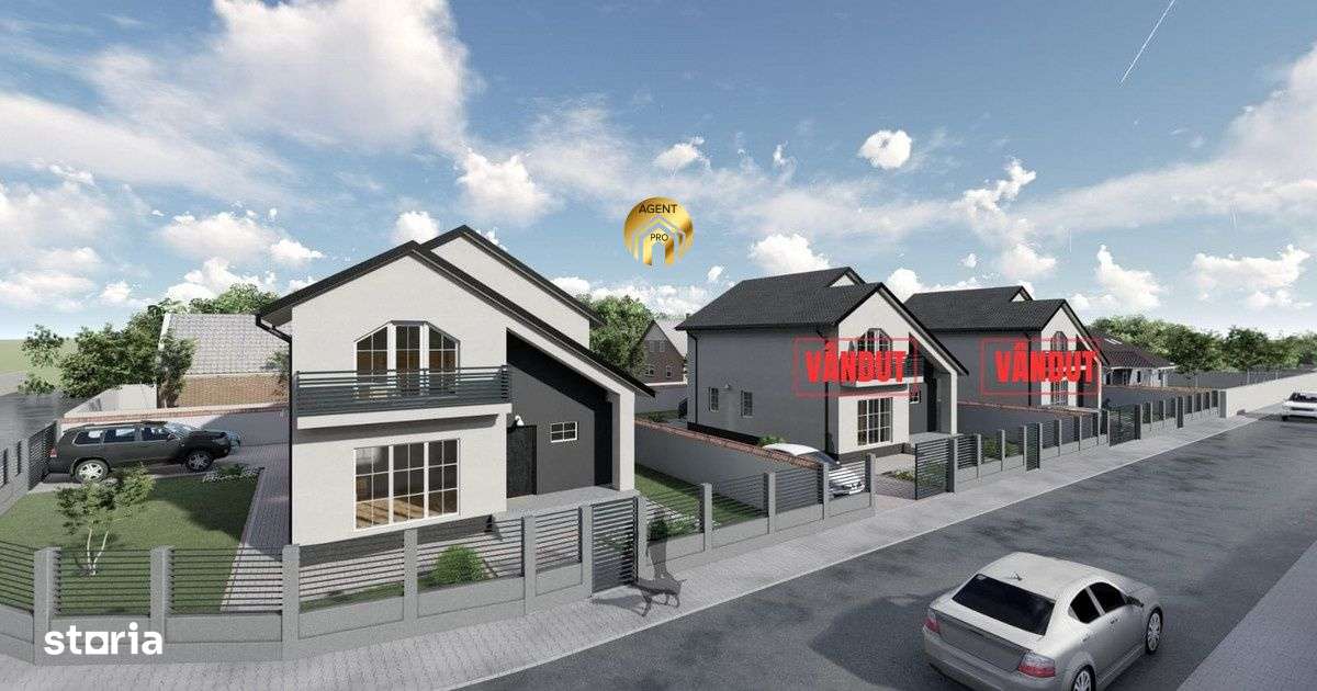 Vila in Bragadiru 4 camere, 413mp teren, LUX-1