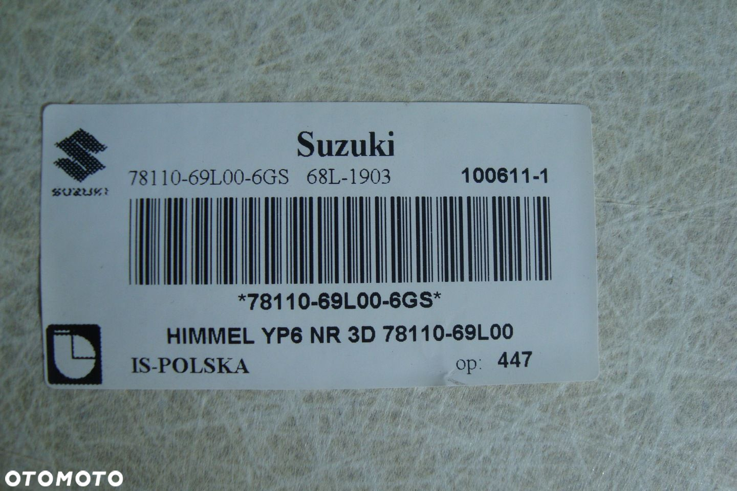 PODSUFITKA 5D SUZUKI SWIFT MK7 10-17 - 5