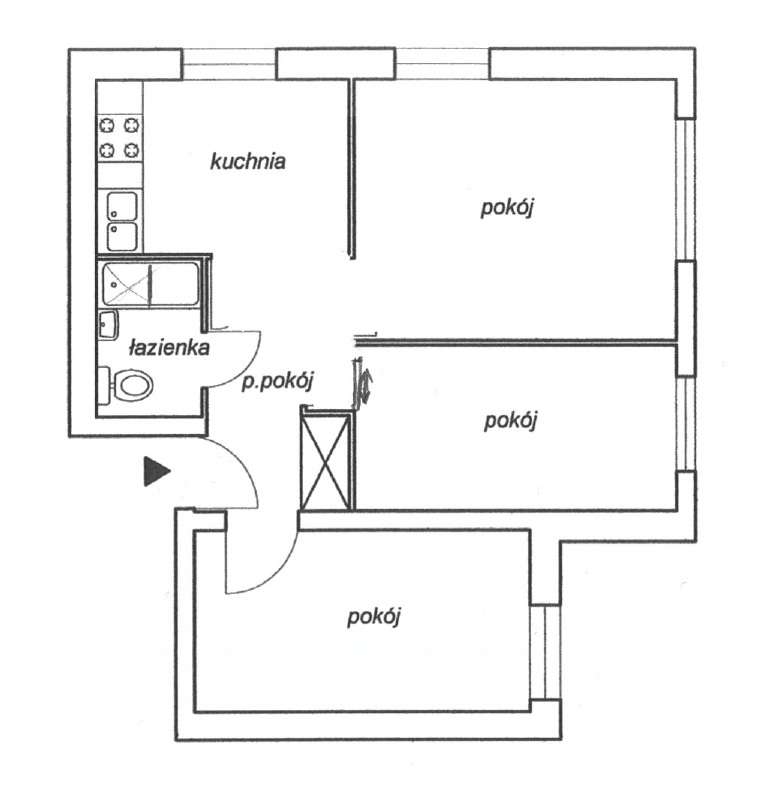 3 pokojowe, dla rodziny, Emili Plater 4-13