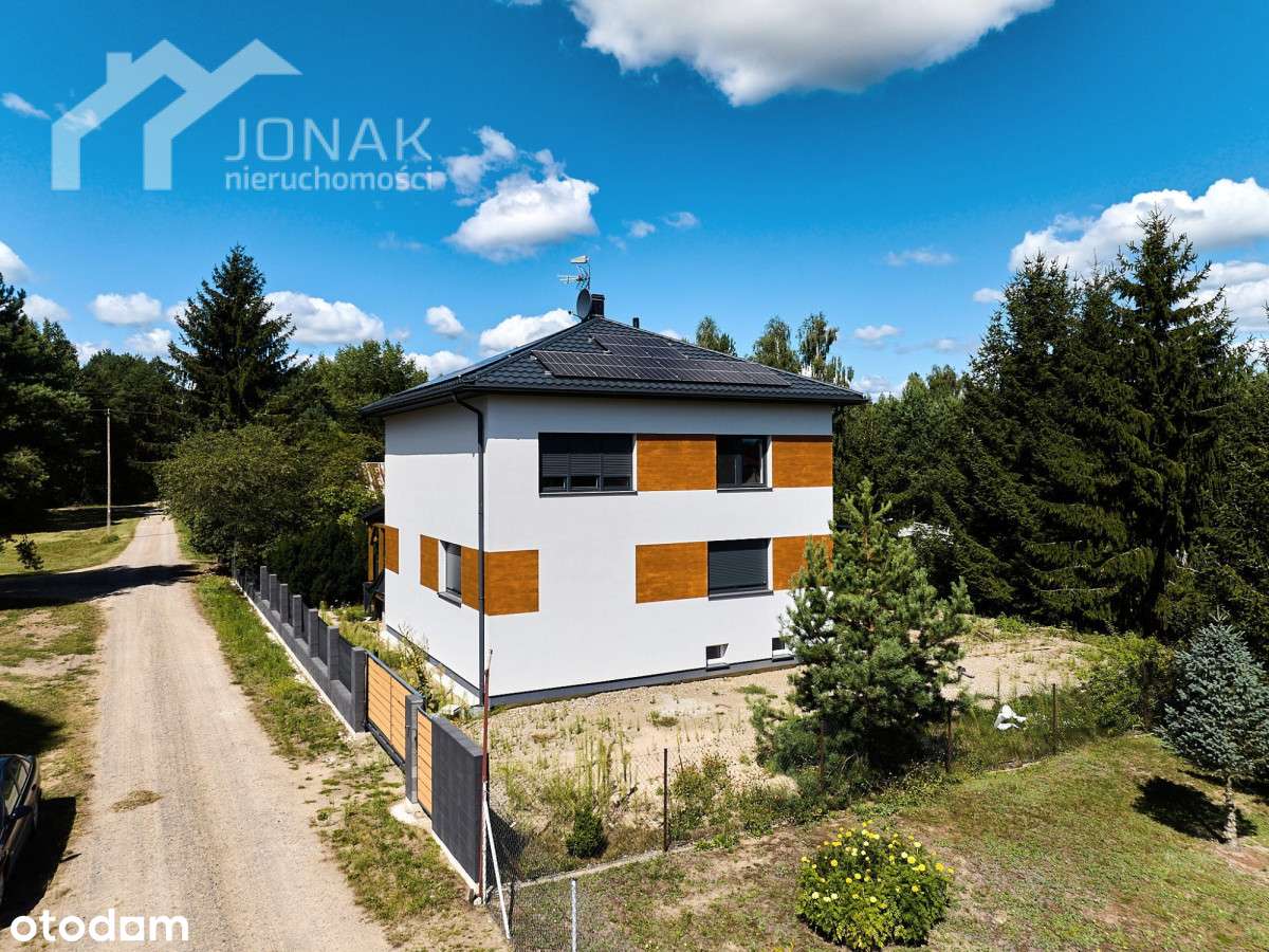 Nowoczesny dom 140m² z lasem PV11kW działka 5511m²