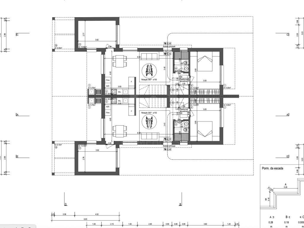 Moradia T3 geminada em Pinhal General-22