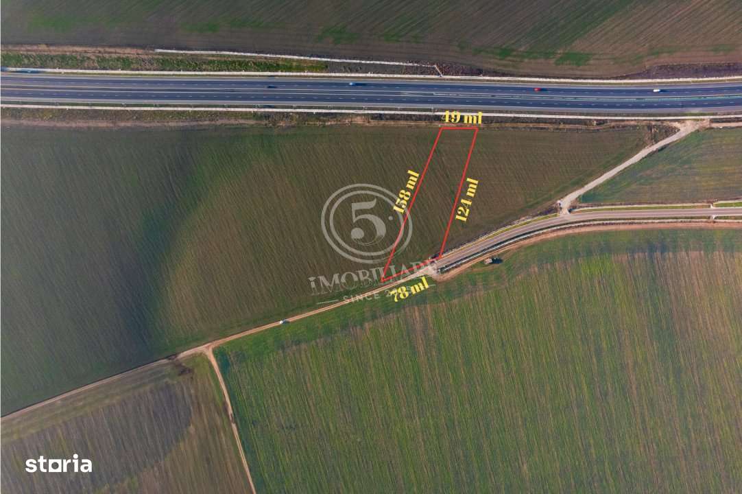 Teren 2.900 mp pentru Hale – Investitie Ideala langa Autostrada A0-1