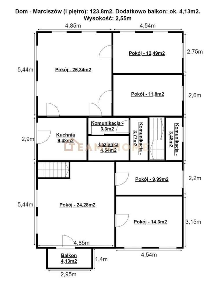 Przestronny dom z pięknym ogrodem! - Pełny obrazek: 5/20