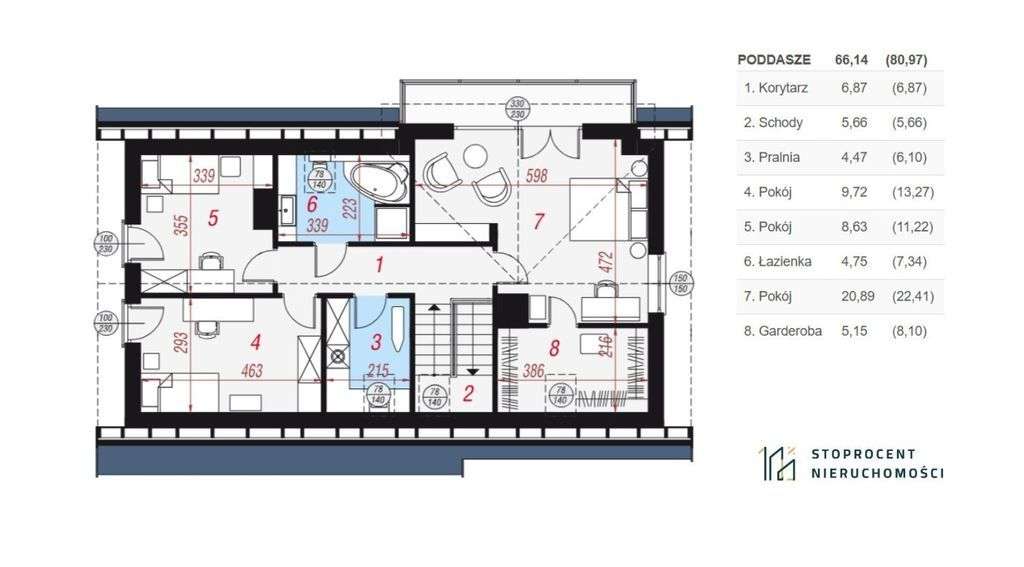 Ostatni Dom 1 Etap! 141M2! 5Pokoi! 5,5A! Garaż! - Pełny obrazek: 5/5