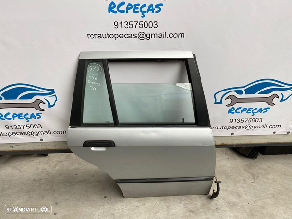 PORTA TRASEIRA TRÁS DIREITA BMW SERIE 3 SERIE 3 E36 TOURING 41528185428 8185428 FECHO ELEVADOR MOTOR PUXADOR VIDRO - 4