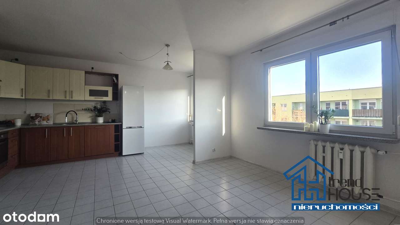 Duża kawalerka z wydzieloną sypialnią-1