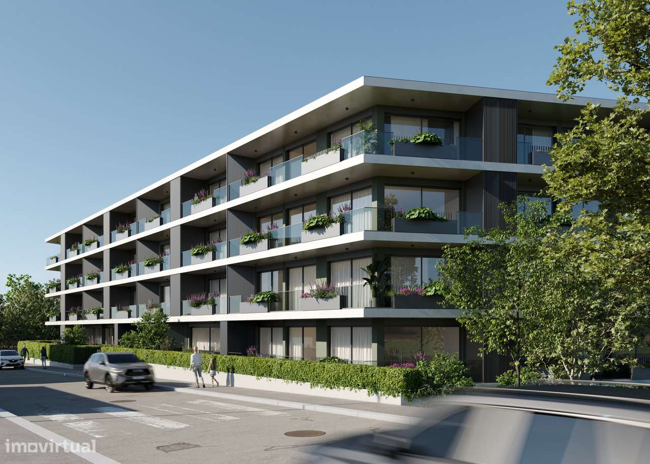 T2 Novo com, no terceiro e último piso, com terraço e lugar de garagem-13