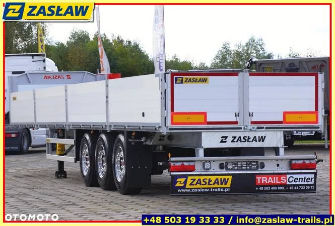 Zaslaw Pokład 13,60 m, MOCNA KRATOWNICA, burty aluminiowe !!! - 38