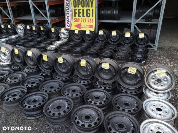 14 cali felgi stalowe  4x100 4x108 4x114,3 5x100 5x114,3 5x130 CHEVROLET CITROEN FORD HONDA HYUNDAI KIA MAZDA MITSUBISHI NISSAN OPEL PEUGEOT RENAULT VW SEAT SKODA TOYOTA VOLVO ROVER - 3