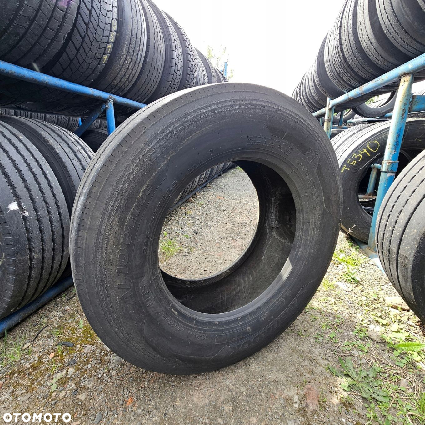 385/55R22,5 HANKOOK AL10 E-CUBE 12mm 2020rok PROWADZĄCA UŻYWANA T5341 - 4