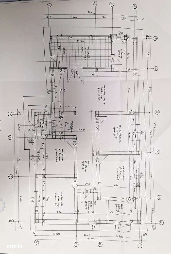 FARA COMISION  PARTER 4 camere 2 bai P+pod placa cam tehnic beci 540mp-19