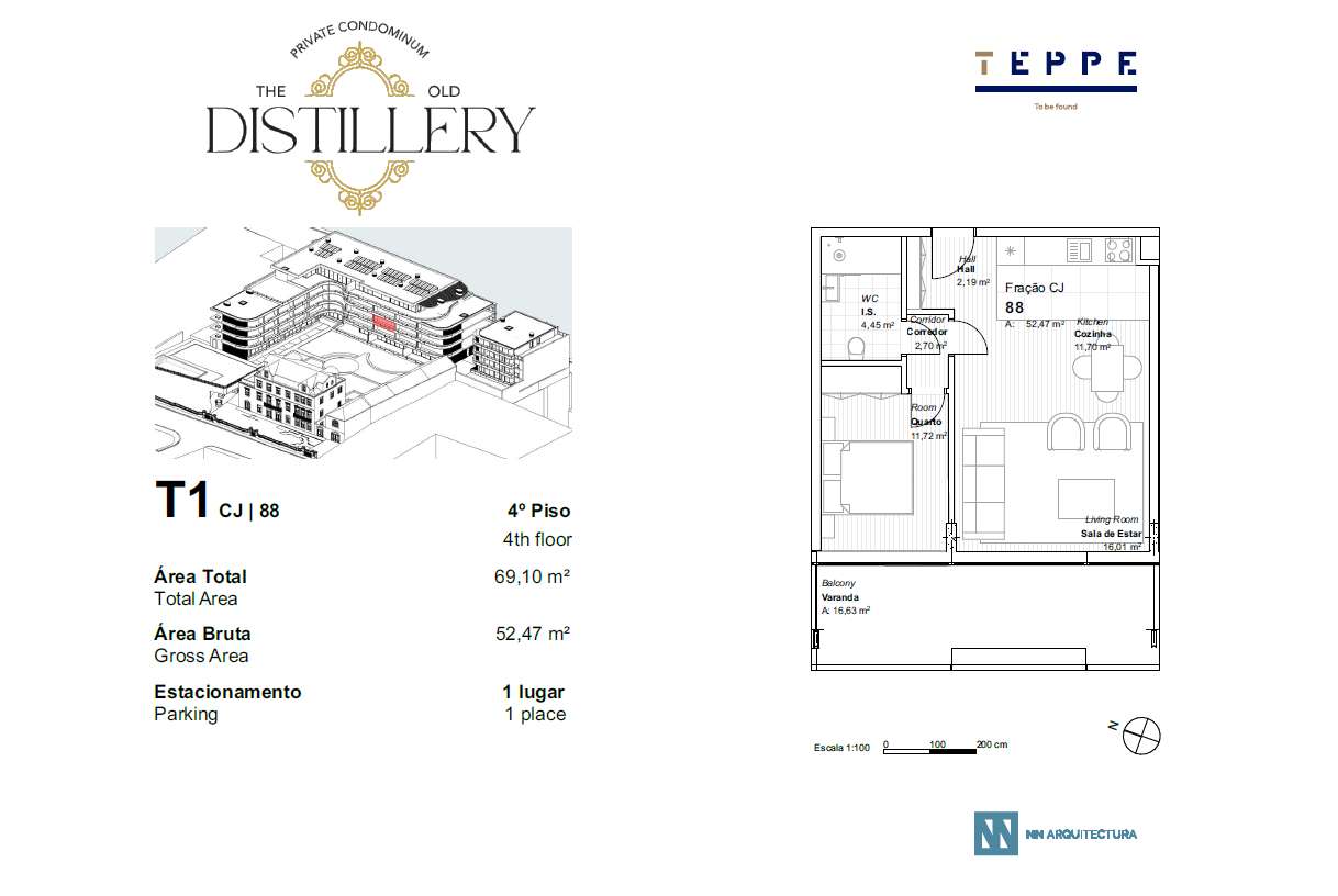 T1 Empreendimento The Old Destillery - PRT/01591/CO - Grande imagem: 5/5
