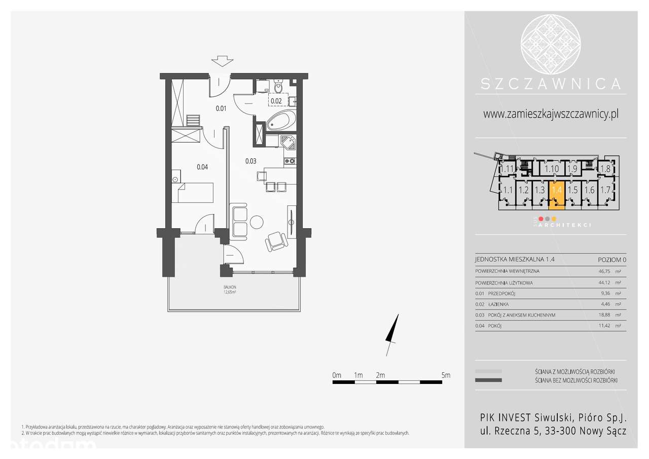 Szczawnica | apartament 2-pok. | 1_4 - Pełny obrazek: 2/7
