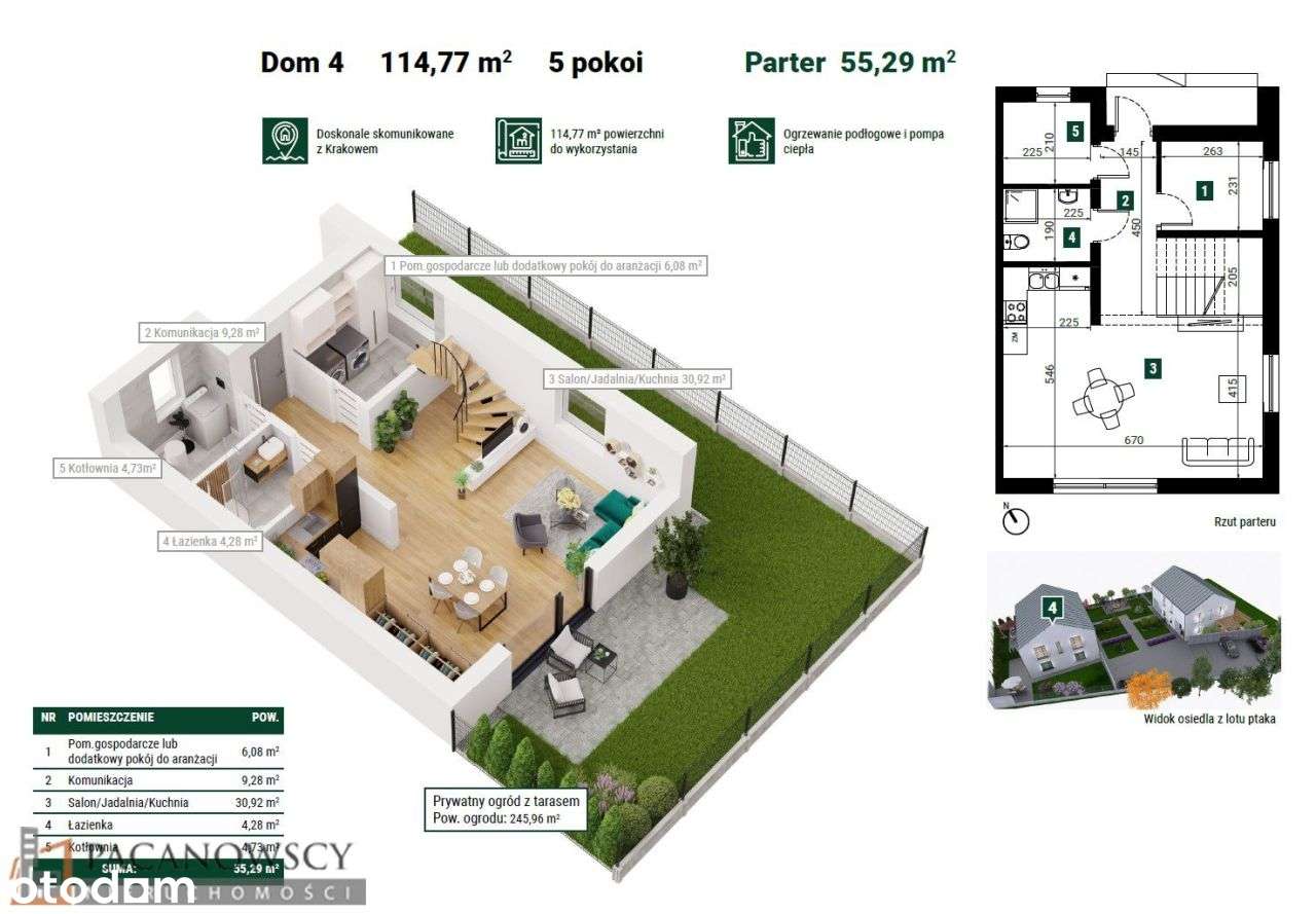 Dom, 114,77 m², Łuczyce-5