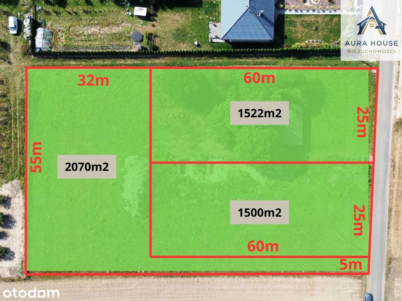 Tomaszowice Kolonia, Działka budowlana z mediami, 2070m2 - Pełny obrazek: 4/7