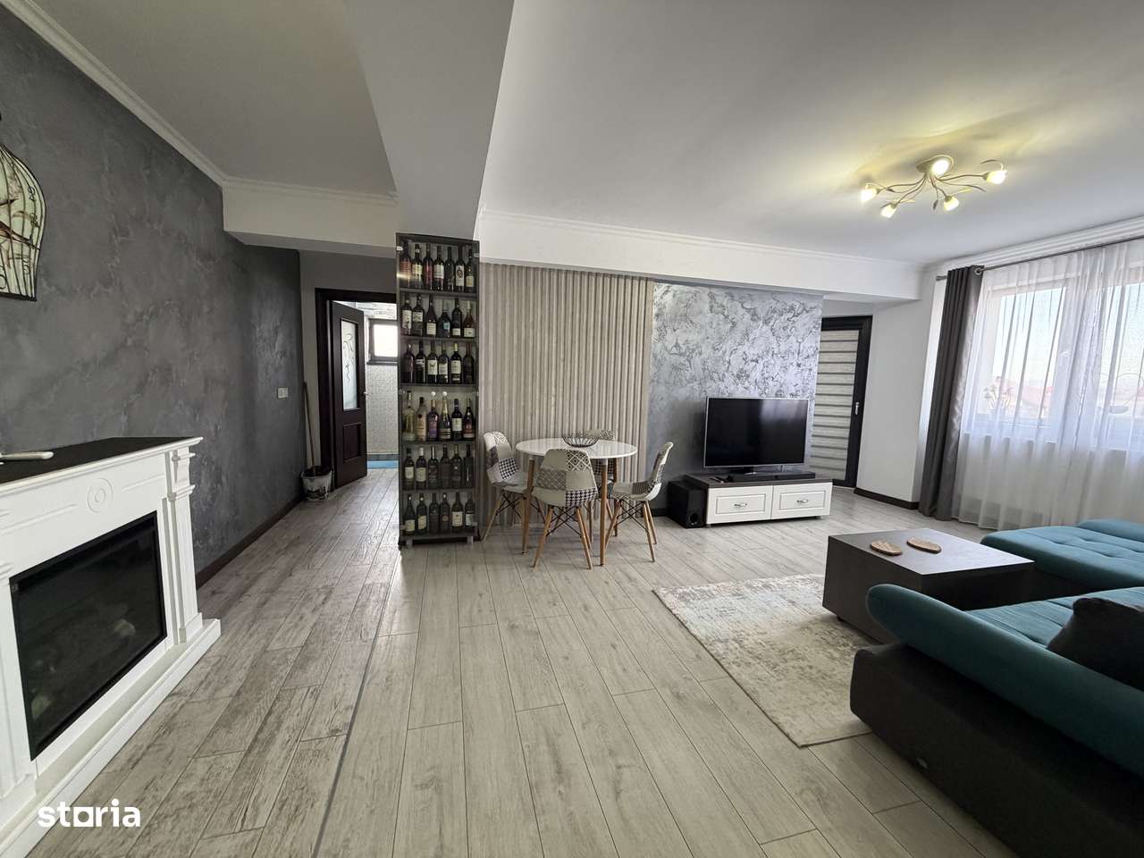 Apartament 2 camere Mioveni, Centru, de Lux, 65 mp, mobilat, bloc nou - Imagine principală: 5/13