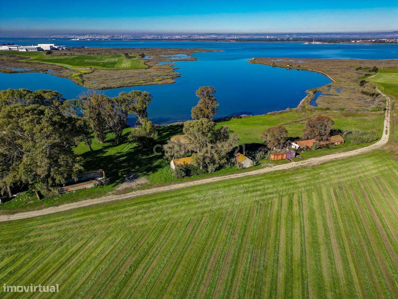 Quinta na margem sul do Tejo, com 105ha, com 5.000m2 de área urbana. - Grande imagem: 3/30