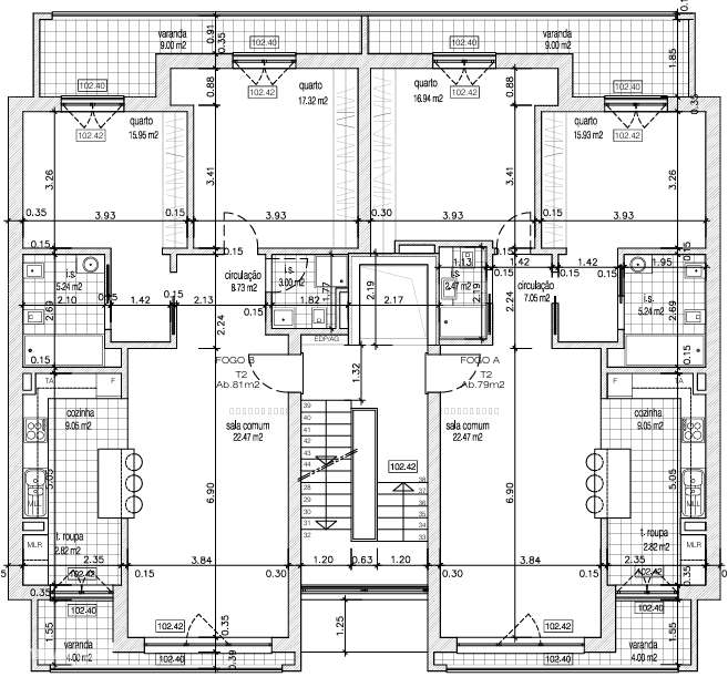 Terreno construção 4 apartamentos-3