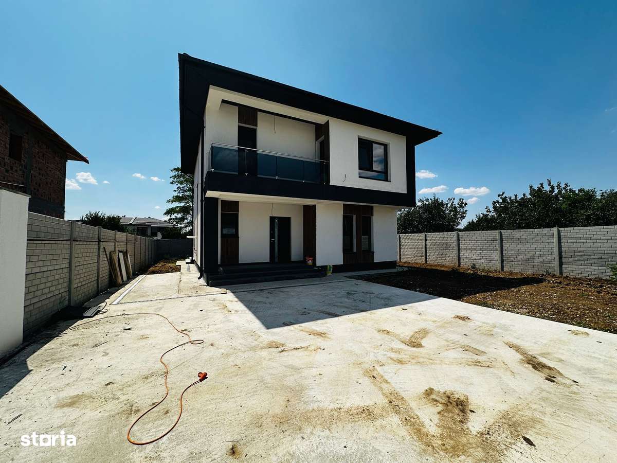 Casă modernă nouă, P+1 de vânzare - Comuna Berceni – 5 camere 400 mp - Imagine principală: 3/17