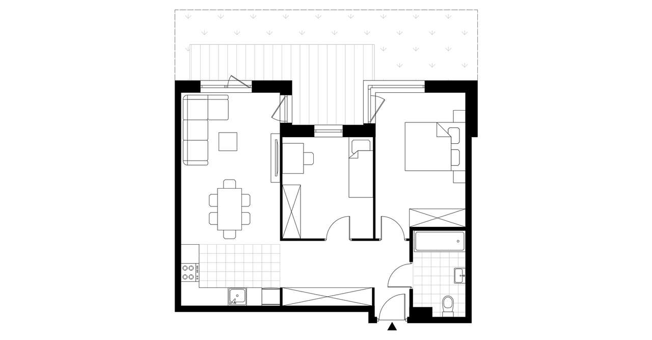 3-pokojowe mieszkanie 63m2 + ogródek Bez Prowizji - Pełny obrazek: 4/9