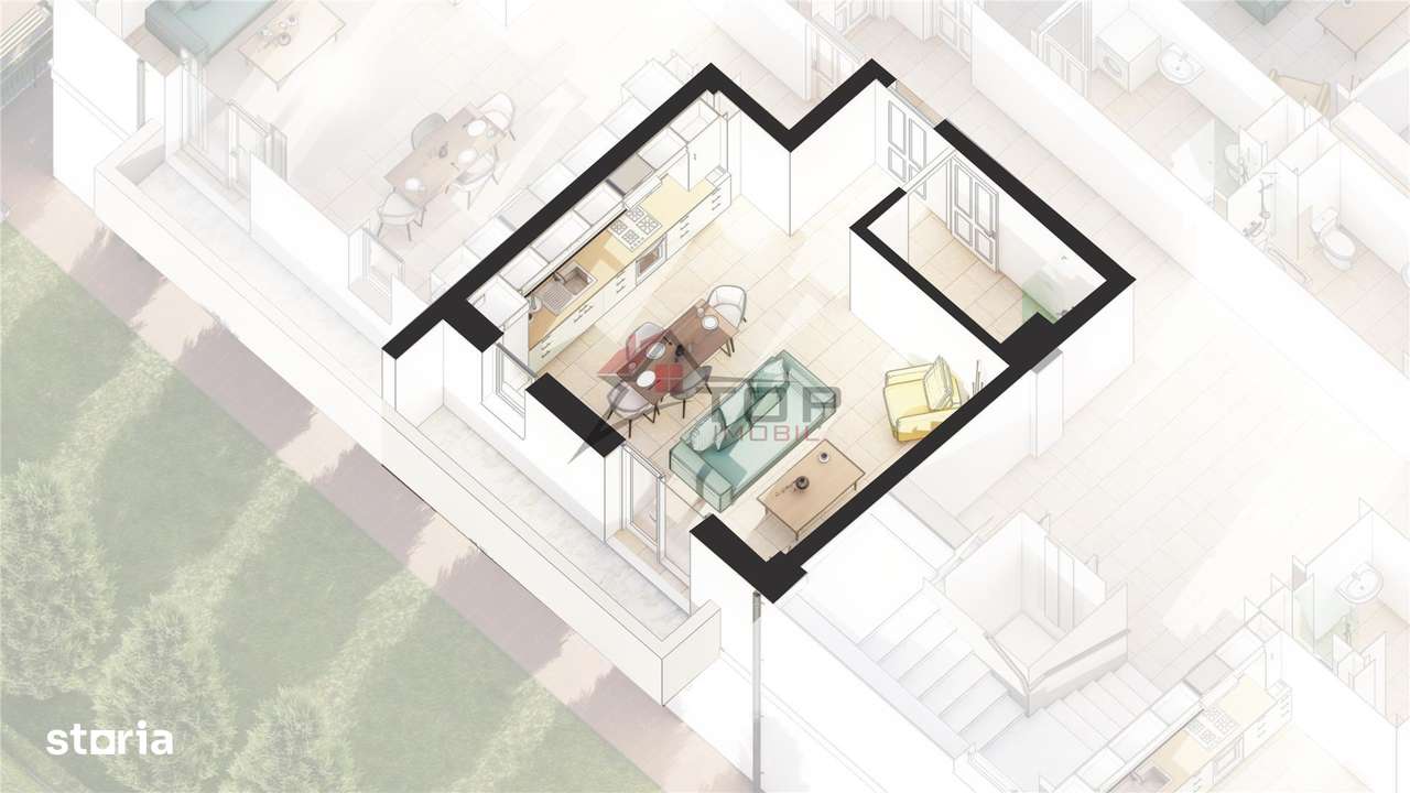 Apartament 1 camera Visan - Bucium - Imagine principală: 4/4