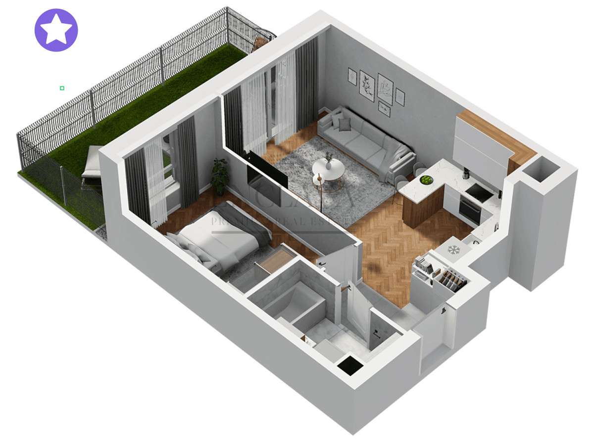 Komfortowe 2 pokoje w nowej inwestycji-1