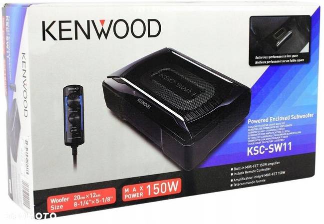 KENWOOD KSC-SW11 PODUSZKA SUBWOOFER AKTYWNY PILOT - 2