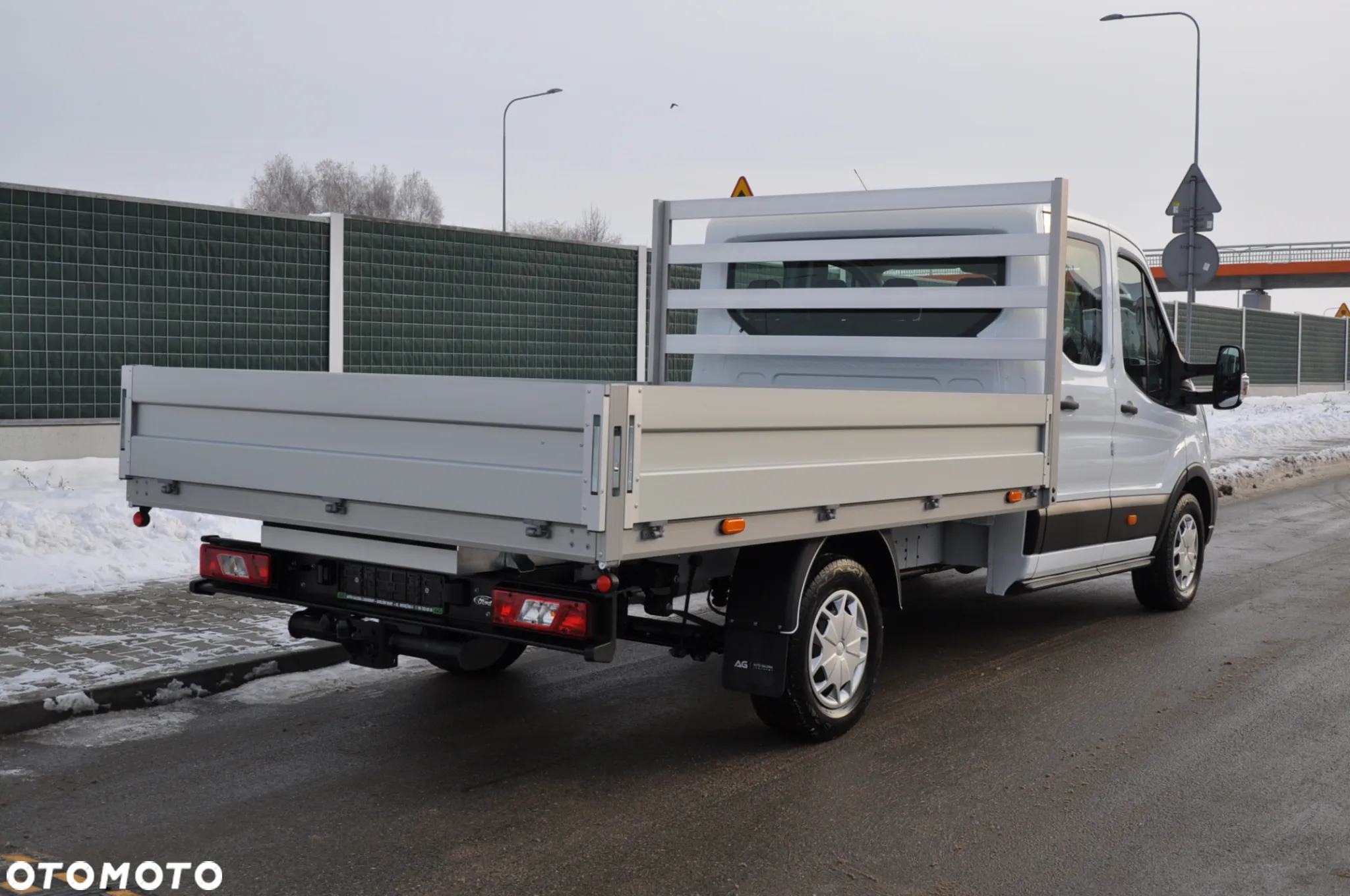 Ford TRANSIT L3 7 OSOBOWY FABRYCZNIE NOWY!!! DOSTEPNY OD RĘKI!!! DOKA DUBEL KABINA PODÓJNA KABINA + SKRZYNIA HAK - 8