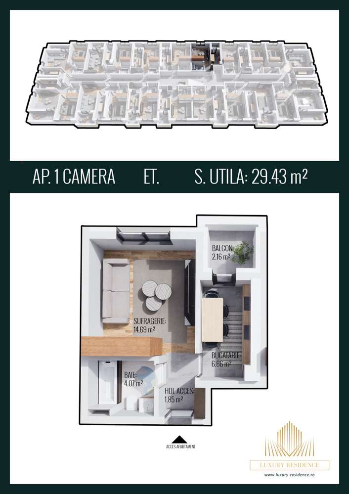 1 CAMERA/GARSONIERA/CHIAJNA/SERGENT ILIE PETRE/COMISION 0-3