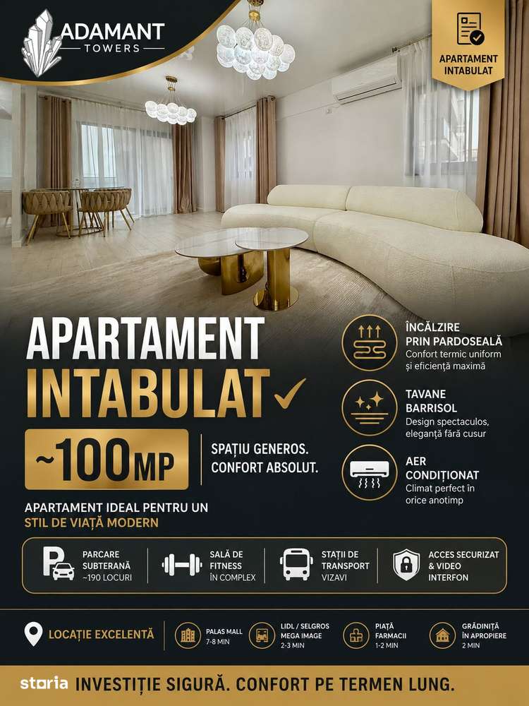 Adamant Towers | 3 camere finalizat INTABULAT | tip 3B |100mp|Nicolina — fotografia 1
