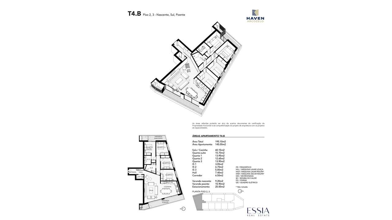 T4 com 2 varandas Miramar | T4 Gaia perto Praia ! T4 Haven Arcozelo-7