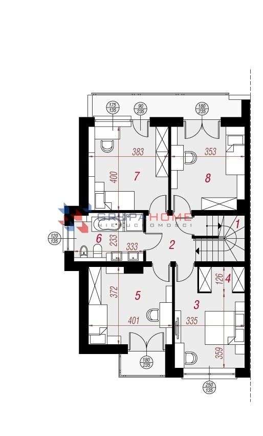 Nowoczesny Bliźniak 160M2, 5 Pokoi, Smart Home-9