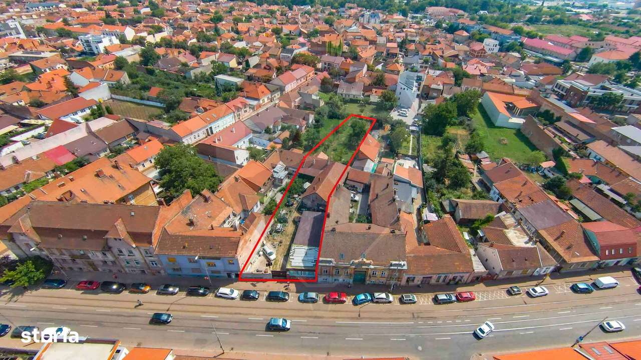 Teren 1444 mp Ultracentral Oradea, Strada Primăriei 52, front 20 m - Imagine principală: 3/10