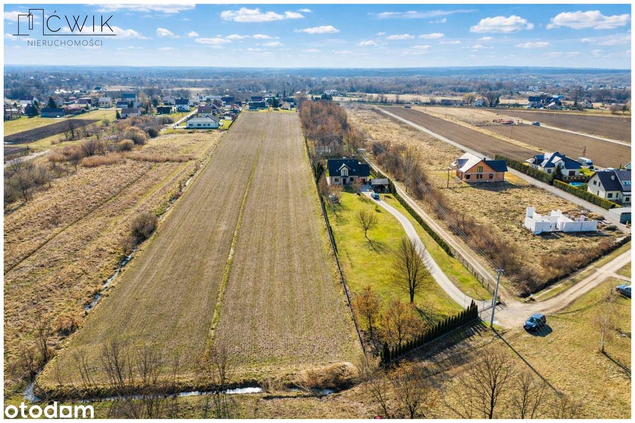 Ustawne działki w Krzeczowie - 2,5 km od Bochni-1