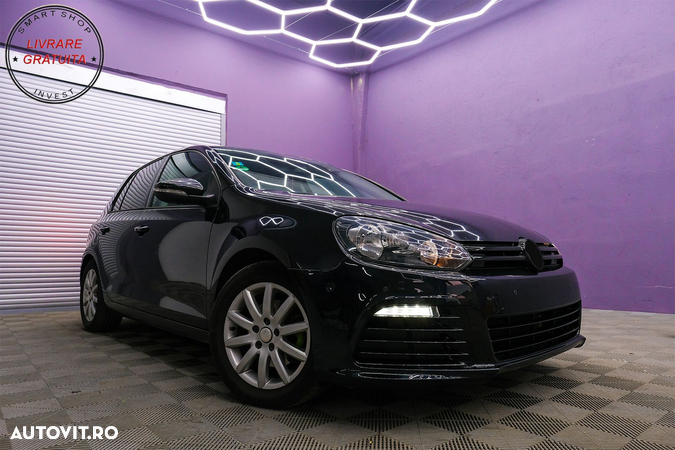 Bara Fata  VW Golf VI 6 MK6 (2008-2013) R20 Look Cu PDC- livrare gratuita - 12