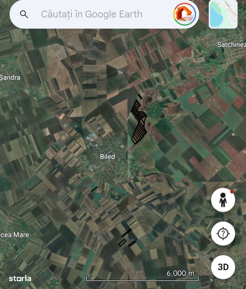 Vand teren agricol 103 Hectare! in Biled Jud. Timiș Compact Calitatea1-0