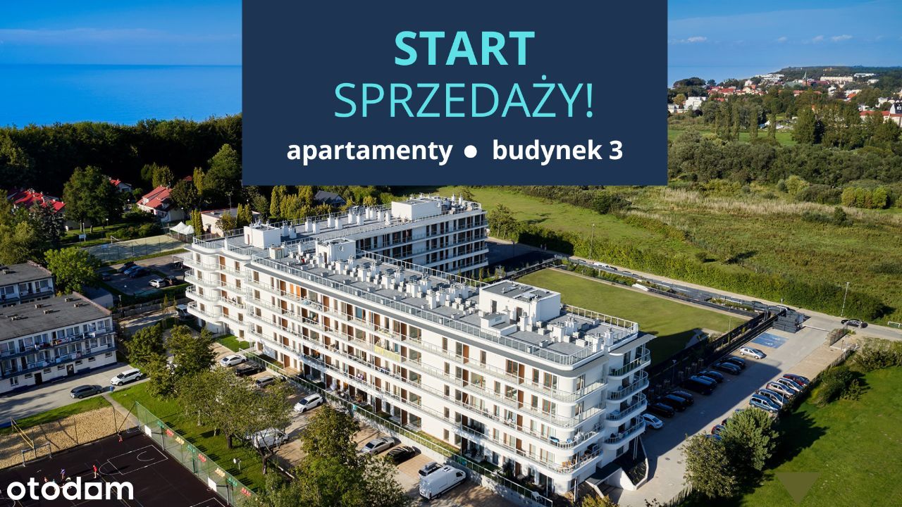 NOWY APARTAMENT nad morzem z balkonem | 35m2