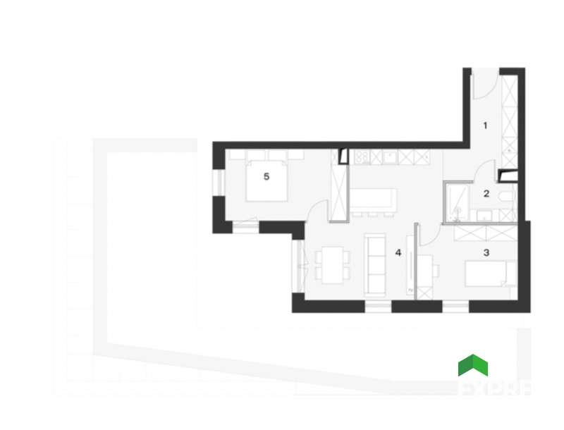 Mieszkanie z ogródkiem gotowe do odbioru - Pełny obrazek: 3/8