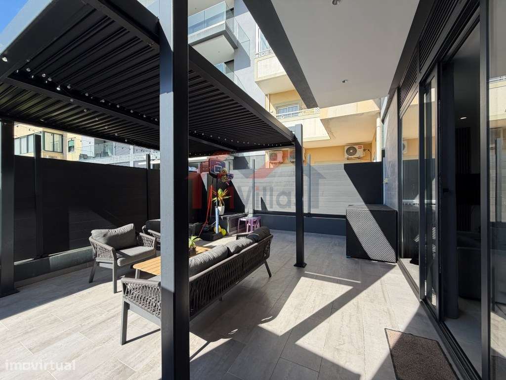 Apartamento T2 no centro com garagem e grande terraço - Almancil-18