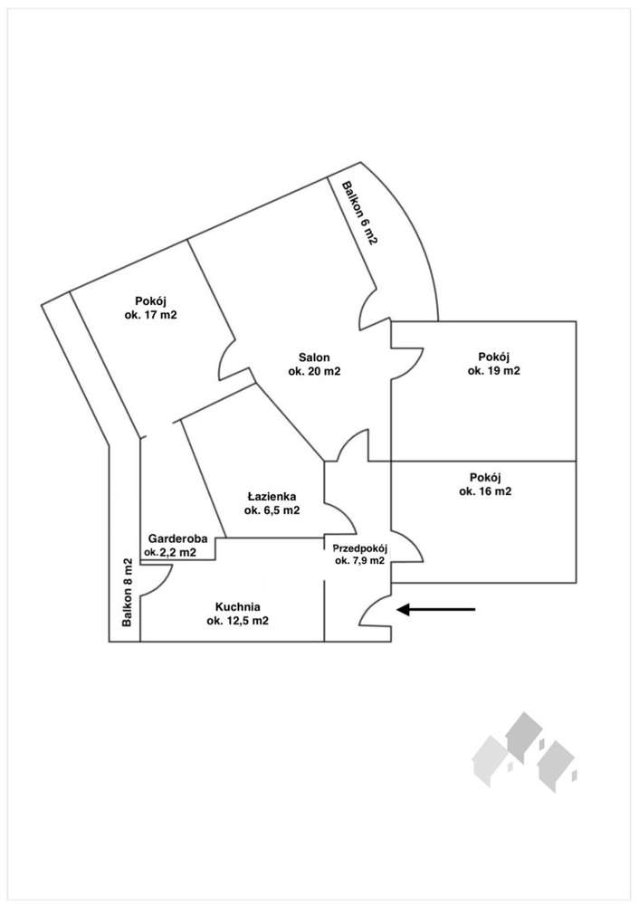 4 pok. 1 piętro 101 m2, Zientary Malewskiej-6
