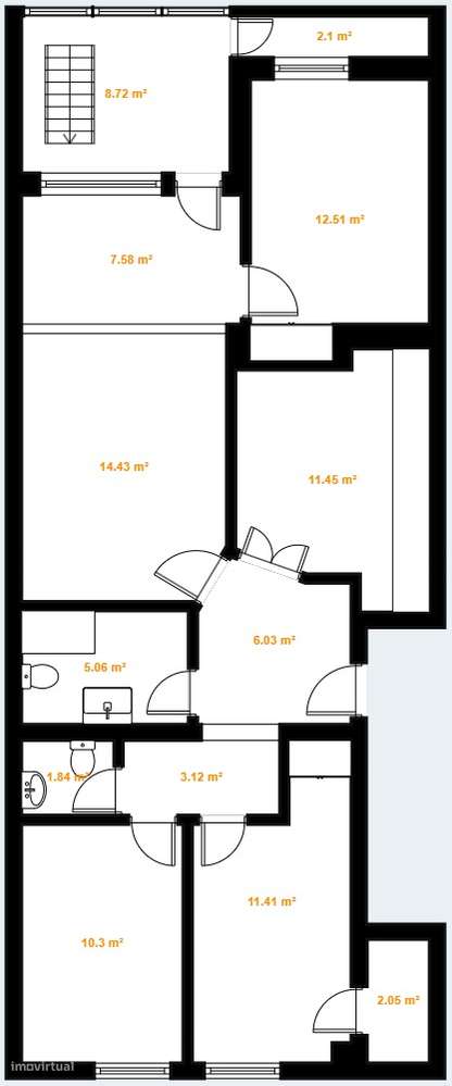 Espetacular T3 com Vista Mar em Sesimbra-28