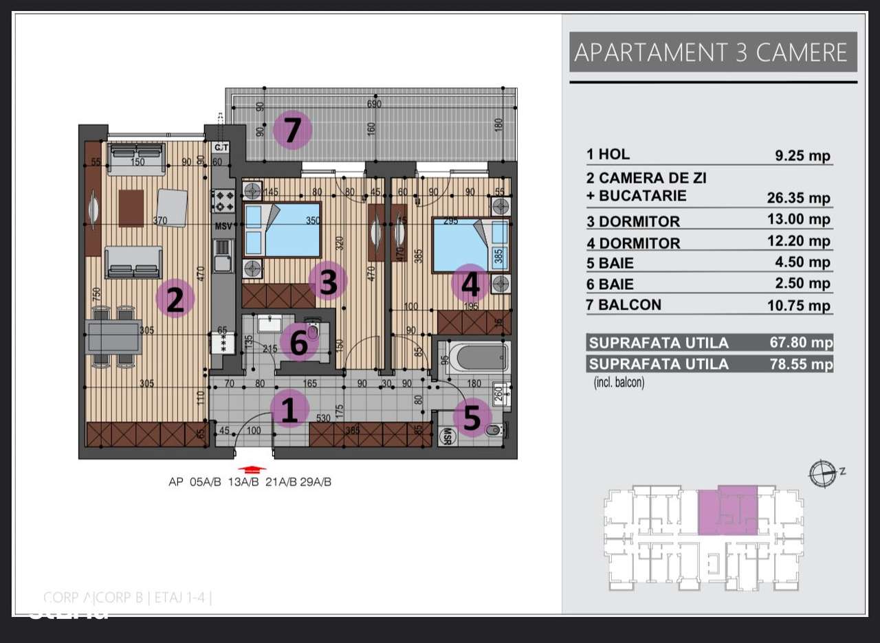 3 camere cu Acte Gata - Postalionului Berceni - Imagine principală: 5/15