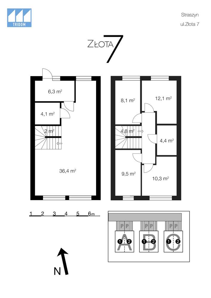 Nowoczesne bliźniaki w Straszynie | Ul. Złota – komfort i natura-9