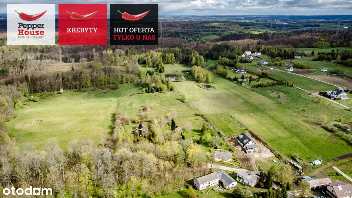 pięknie położona działka pod osiedle domów