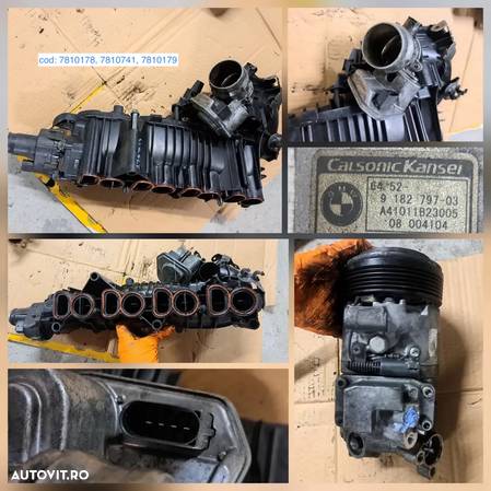 Turbina Galerie admisie Compresor Alternator  Racitor gaze EGR supapa Termoflot Pompa servo Instalatie electrica Bmw  X3 E83 X3 E83 Lci - 3