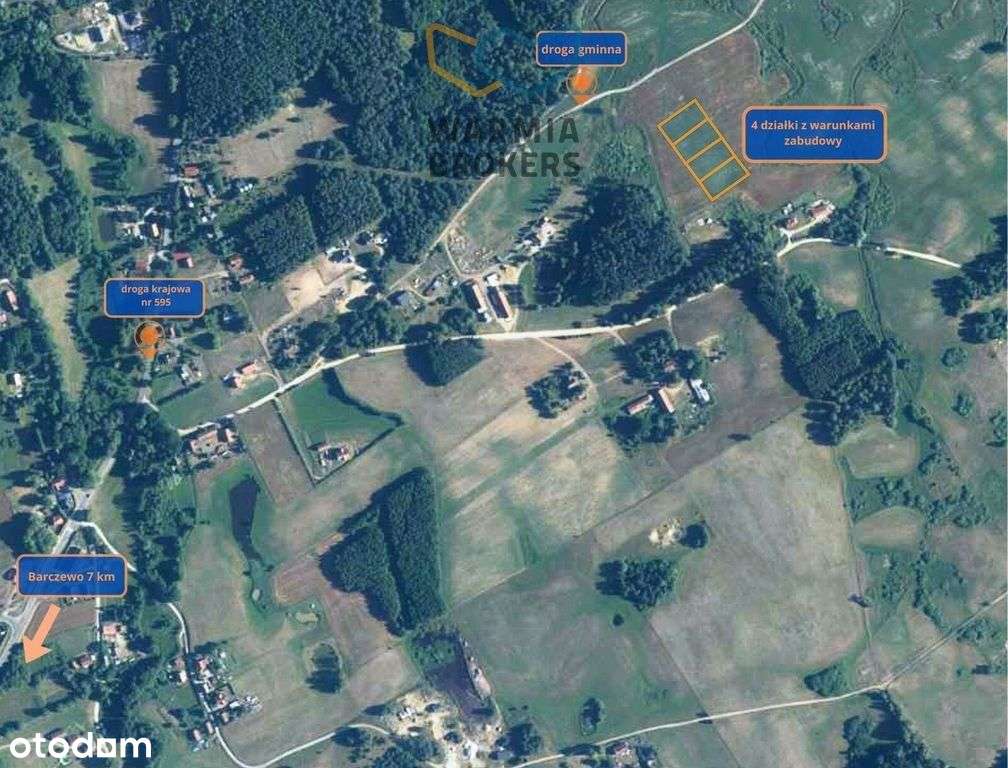 Kronowo - działki z Wz w kameralnym kompleksie-1